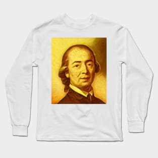 Johann Gottfried Herder Golden Portrait | Johann Gottfried Herder Artwork 9 Long Sleeve T-Shirt